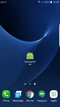 DoorSignView