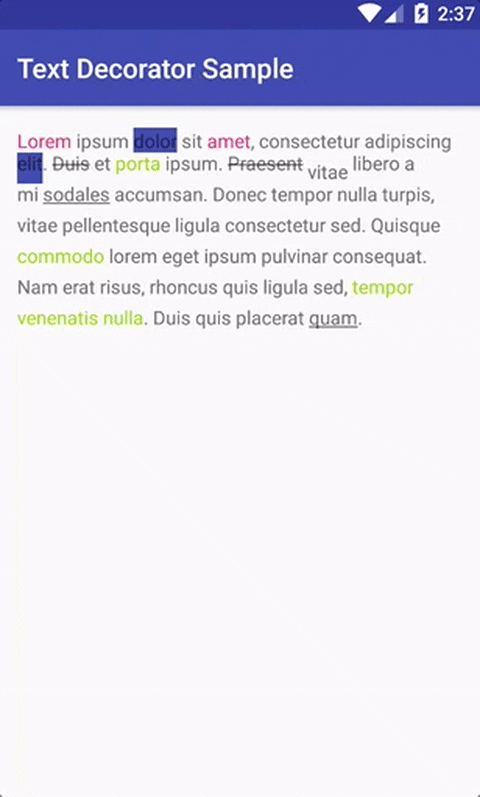 Text Decorator