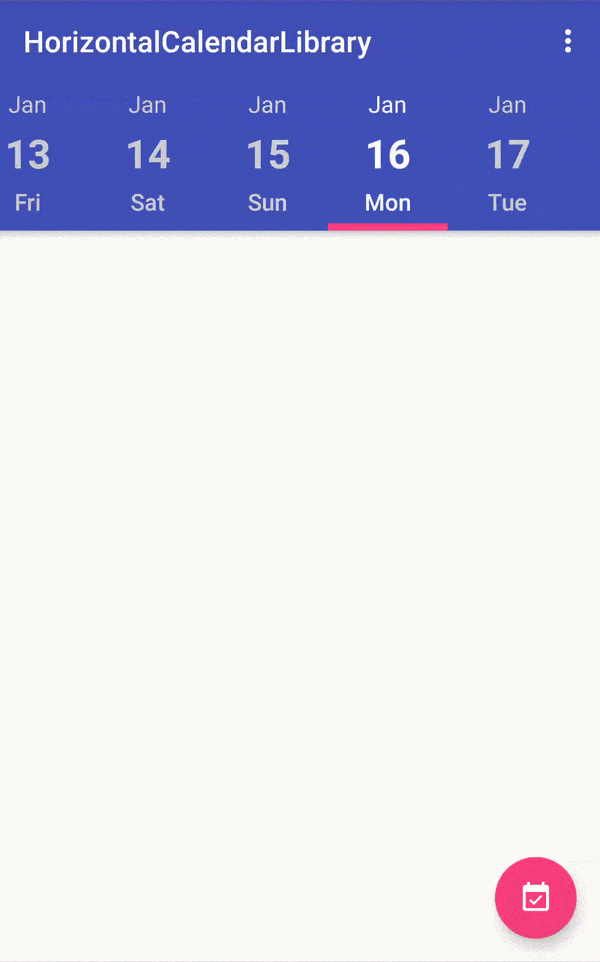 HorizontalCalendar