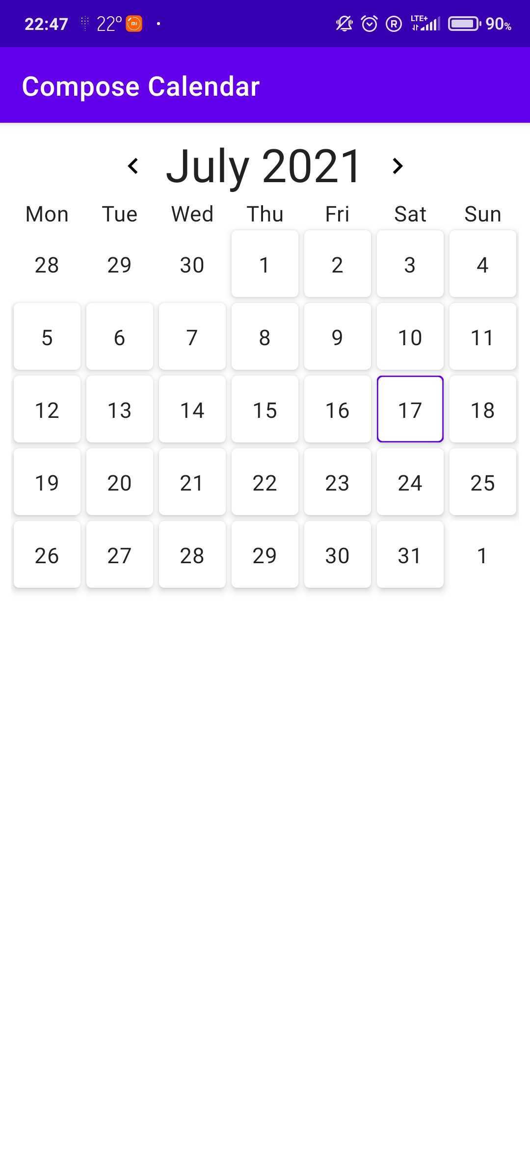 ComposeCalendar